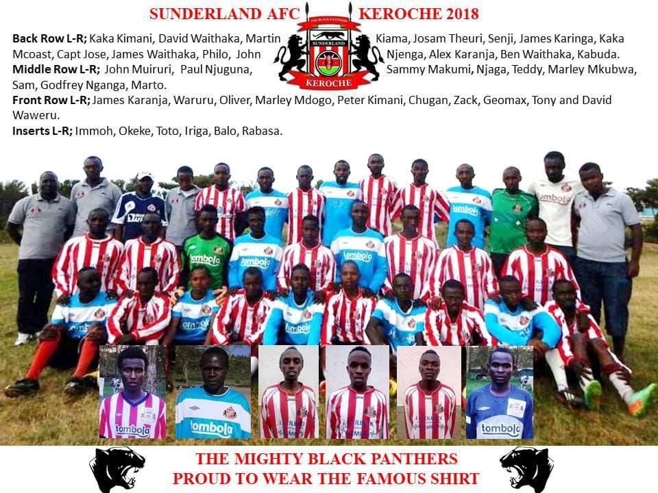 Sunderland AFC Keroche 2018 Squad